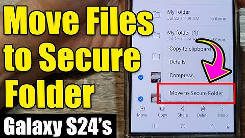 Galaxy S24 Security Tip: How to Move Files to Secure Folder (Easy!)🔒