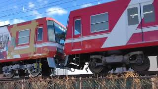 〈遠州鉄道〉下り2006f+2001f　自動車学校前駅入線→発車