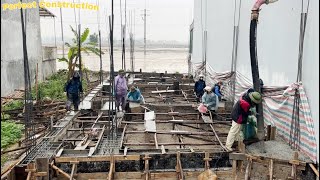 : We Pressed Concrete Piles And Constructed The Foundation of A 4-Storey House On Soft Ground