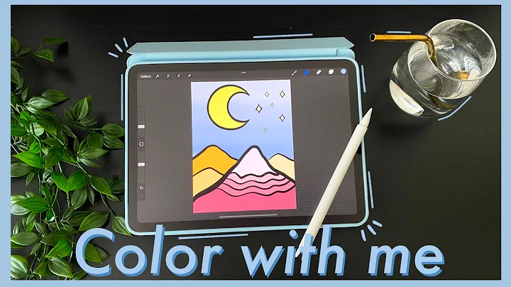🍉Color with me on my iPad air 5 | Procreate draw with me
