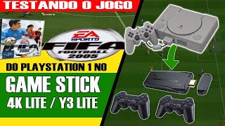 FIFA Football 2005 DO PS1 NO GAME STICK 4K LITE (TESTE RÁPIDO) screenshot 4