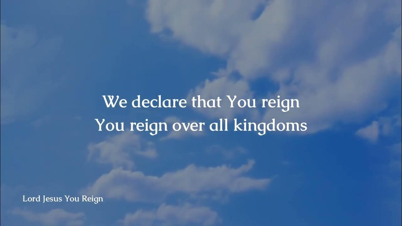 Lord Jesus You Reign by LoveWorld Singers (Sammie, Lead) Lyric Video