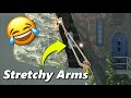 Getting over it but my arms stretch  modded getting over it with bennett foddy