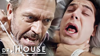 Cuando House casi asfixia a un paciente que no quiere vivir | Dr. House: Diagnóstico Médico