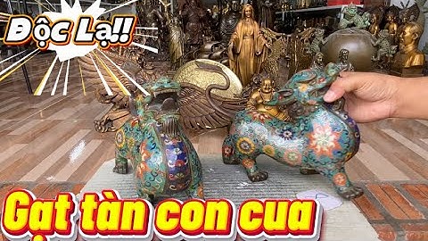 Tứ linh bằng đồng _ Ấn đồng cữu long _ Tượng xưa #độclạcầnthơ #phongthuy 