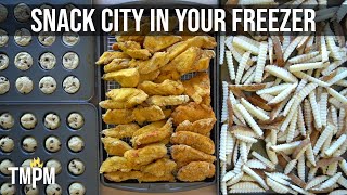 How to Build Snack City in your Freezer | High Protein Snacks Meal Prep