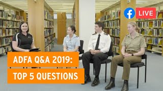 ADFA Q&A 2019: Top 5 Questions