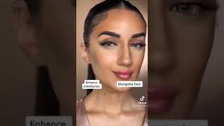 How to apply the contour to the shape of your face?