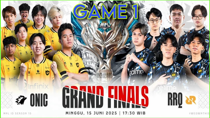 GRABE KANA KAIRI! GAME 1 | ONIC VS RRQ | MPL ID S15 GRANDFINALS!