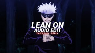 lean on - major lazer & dj snake ft. mø [edit audio] Resimi