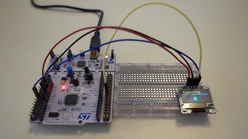 STM32 Nucleo F401RE with OLED 128x64 display