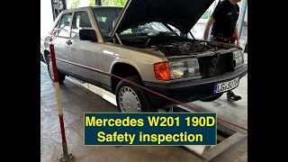 olaf's oldtimer. Enjoy. My Mercedes W201 190D passed its safety inspection, MOT, AU, TÜV, ....!