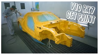 PAINTING THE V10 RX7!! [EP.11]