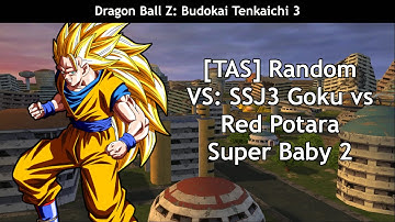 [TAS] Dragon Ball Z Budokai Tenkaichi 3 - Random Vs. 36 - SSJ3 Goku vs Red Potara Super Baby 2