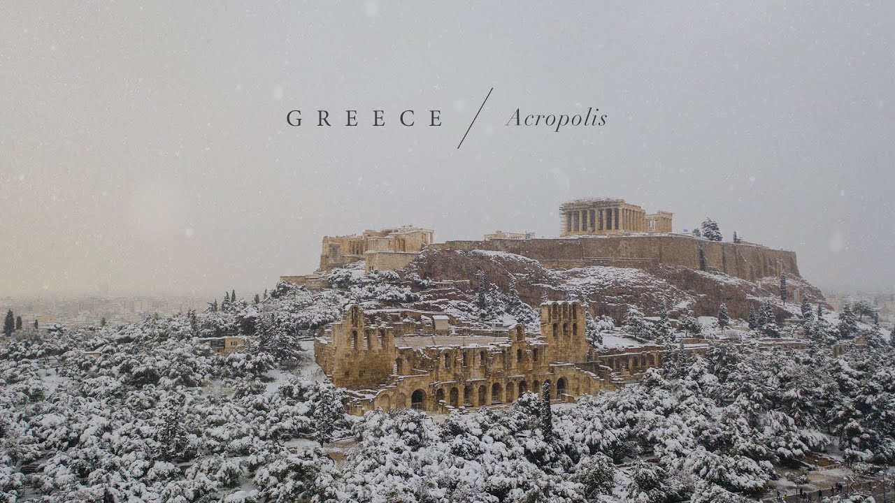 The Snowy Acropolis of Athens  //  Η Χιονισμένη Ακρόπολη της Αθήνας
