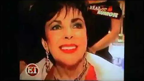 CMGUS VCR CLASSIC: ELIZABETH TAYLOR CBS ET ENTERTAINMENT TONIGHT MARY HART STEINES 12 NOV 2007