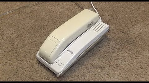 Uniden CT 255 46-49MHz Single Channel Analog Cordless Phone | Initial Checkout