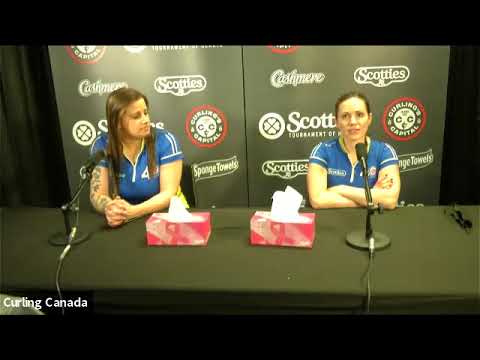 Draw 1 Media Scrum - 2021 Scotties Tournament of Hearts