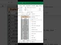 Shortcut key to insert vitamin A,C and fiber in ms excel | easy short trick | Ms excel