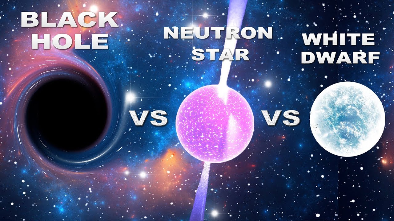 Black Hole Vs Neutron Star Vs White Dwarf | Science Of Space