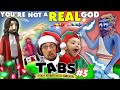 TOTALLY ACCURATE GOD BATTLE SIMULATOR!!  Zeus vs Jesus!  (Merry Christmas from FGTeeV)