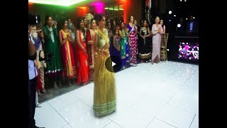 Girl rocks the dance floor! Best Punjabi Sikh Wedding Dance Off Ever | 2017