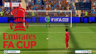 FIFA 22 Liverpool v Manchester City FA Cup Final Penalty Shootout