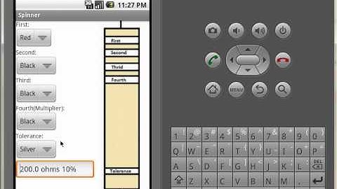 Resistor Color Code Calculator on AndroidOS