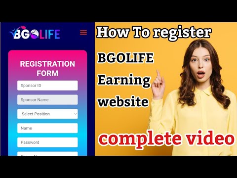 how to register on BGOLIFE WEBSITE full video in Urdu/ Hindi