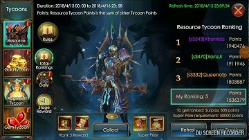 Legacy of Discord - Free Player 3rd Day Super Tycoon || Claim Reward