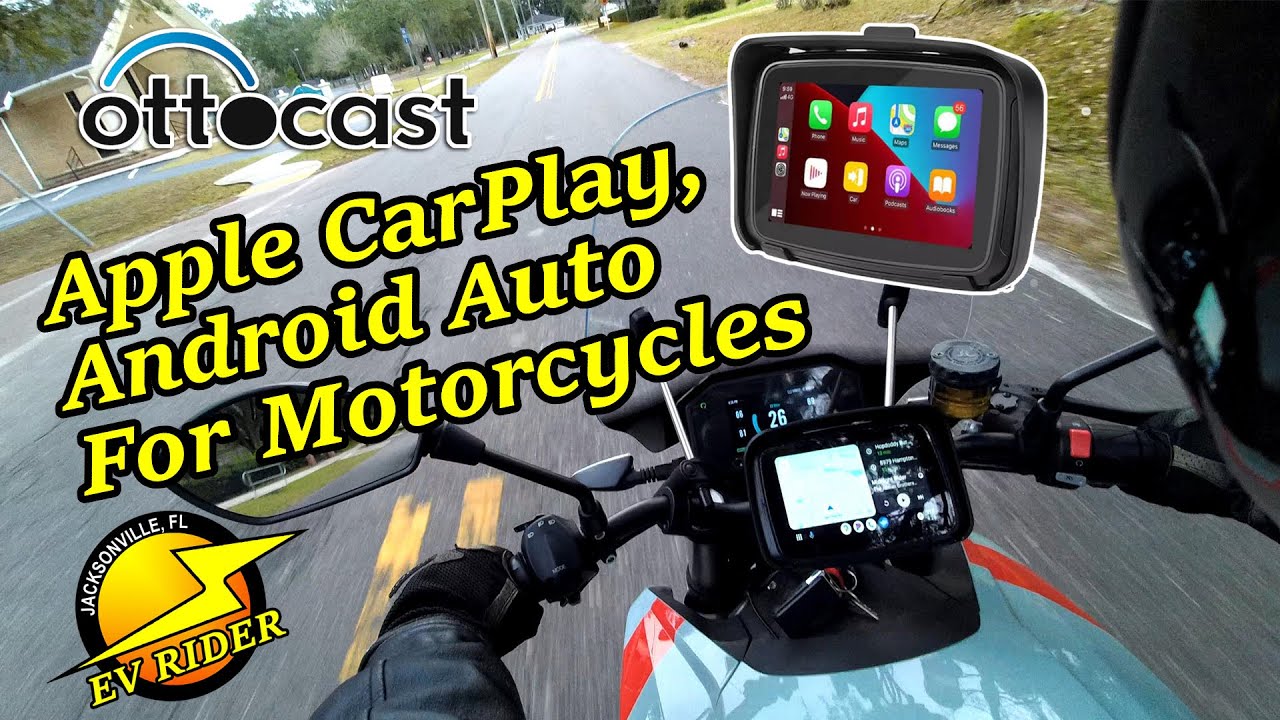 Motorcycle - Apple CarPlay - Android Auto - 7 Display - 3 Minute Install - Carpuride  W702 Review 