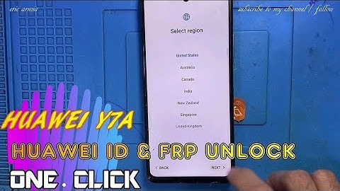 HUAWEI Y7A - (PPA-LX2) - HUAWEI ID & FRP GMAIL UNLOCK IN ONE CLICK ONLY