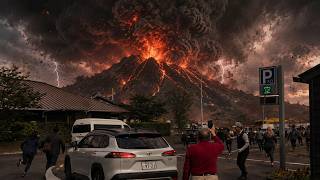 5 minutes ago, Sakurajima in Japan erupted! Kagoshima plunged into darkness with ash