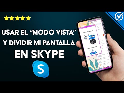 Cómo usar el &#039;modo Vista&#039; para dividir mi pantalla en SKYPE - Rápido y sencillo