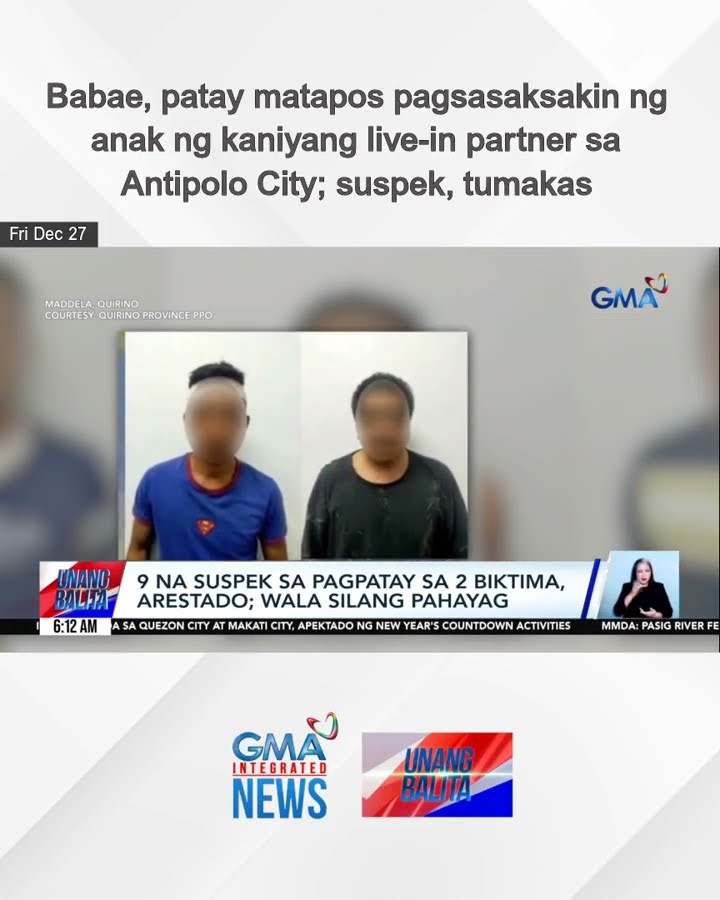 Babae, patay matapos pagsasaksakin ng anak ng kaniyang live-in partner sa... | Unang Balita