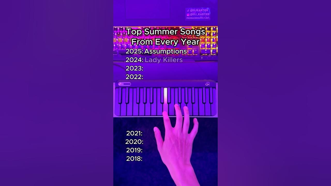The “Summer Song” From EACH YEAR☀️👀 The “Summer Song” From EACH YEAR☀️👀