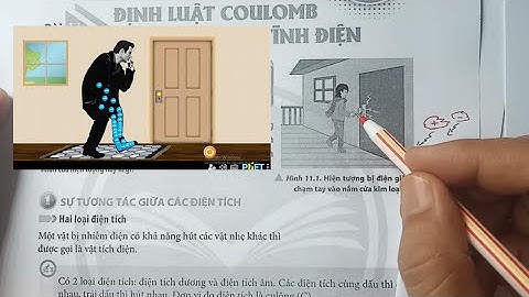 VẬT LÍ 11 -CTST - BÀI 11:  ĐỊNH LUẬT COULOMB VỀ TƯƠNG TÁC TĨNH ĐIỆN