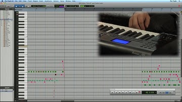Pro Tools®  8 - MIDI Editor Window (Part 1 of 2)