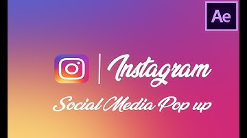 How to create social media pop up After Effects 2021