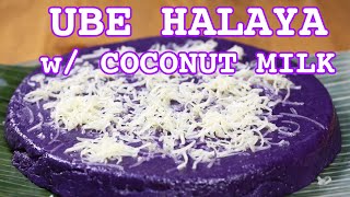 Ube Halaya with Coconut Milk Recipe