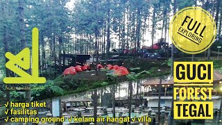 guci forest tegal | camping ground konsep hutan pinus dengan kolam air hangat