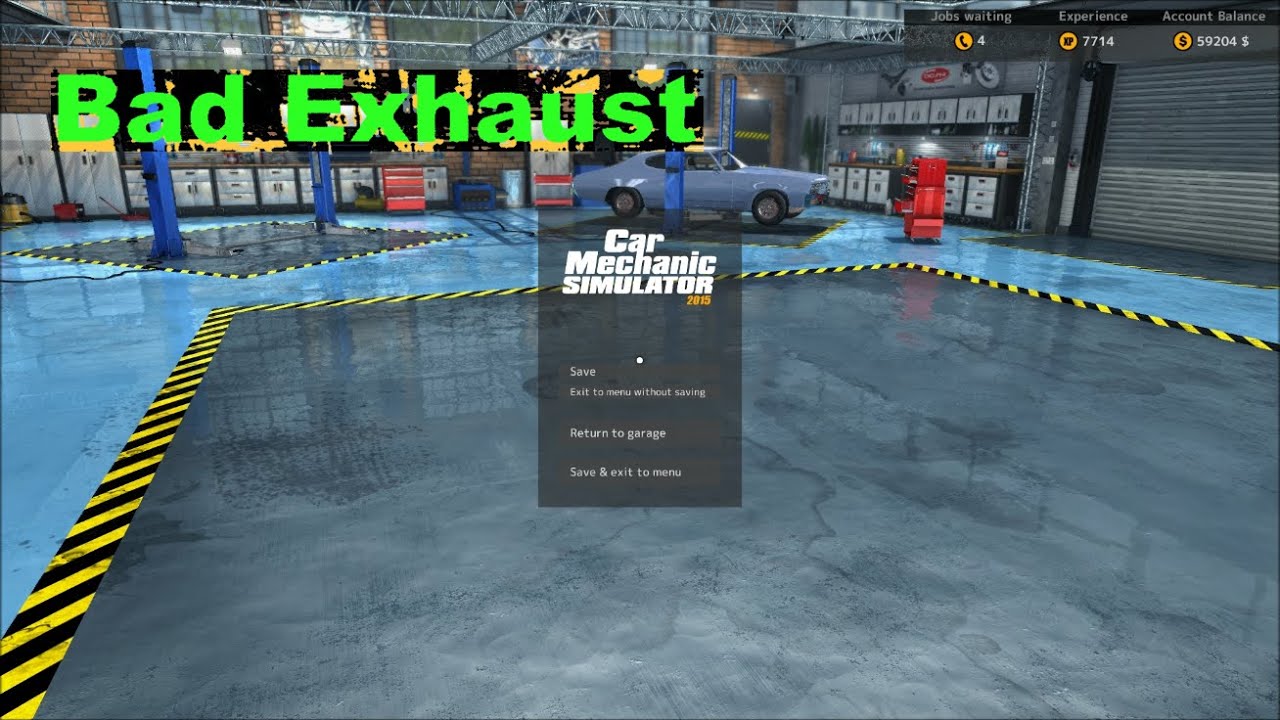 Car mechanic simulator 2015 Bad Exhaust YouTube
