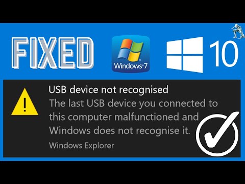 Fix USB Not Recognized In Windows 10 | USB Not Working Windows 10 | Fix Unrecognized USB Flash Drive | Foci