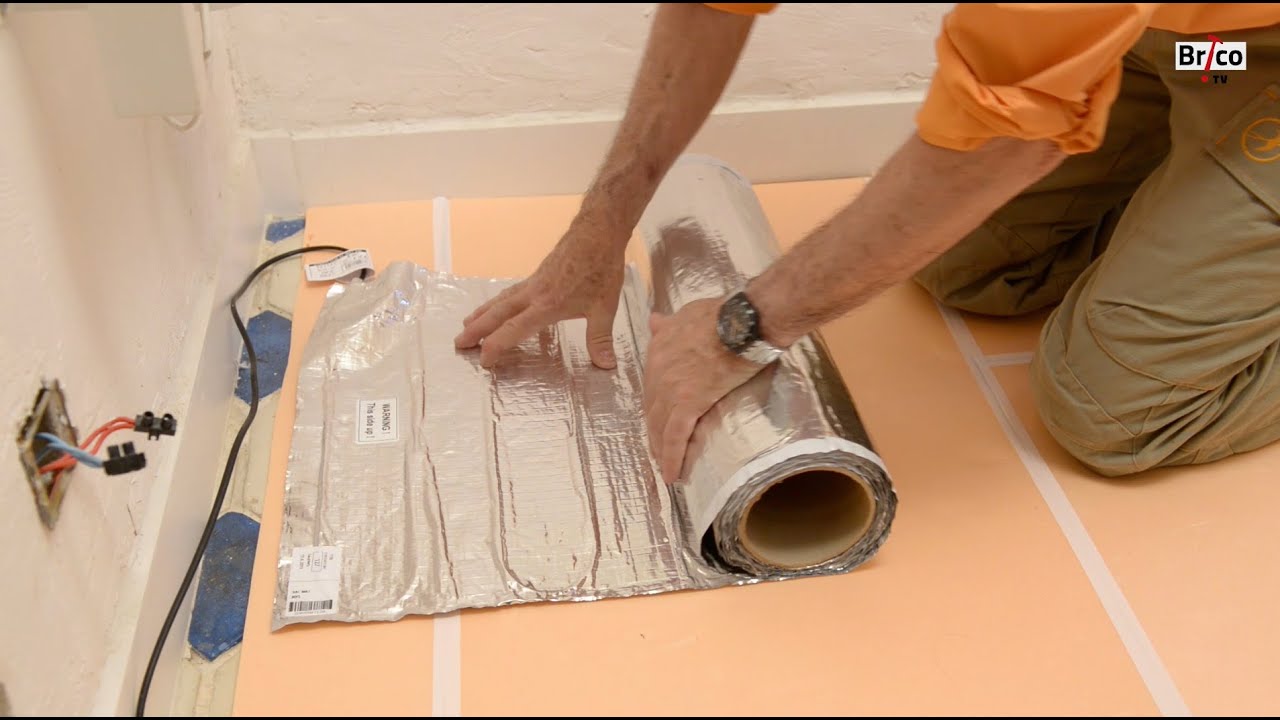 Poser un plancher chauffant sous un carrelage - Bricolage avec Robert