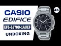 Casio Edifice EFS-S570D-1AUEF Unboxing 4K