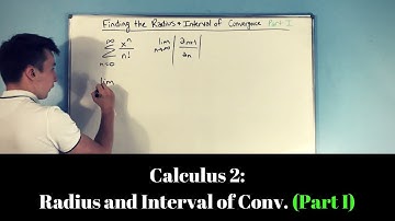 Calculus 2: Finding the Radius and Interval of Convergence (Part I)