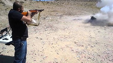 Mosin Nagant Carbine Exploding Target