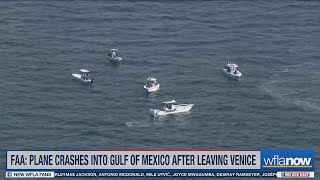Plane crashes into Gulf of Mexico after leaving Venice Airport: FAA