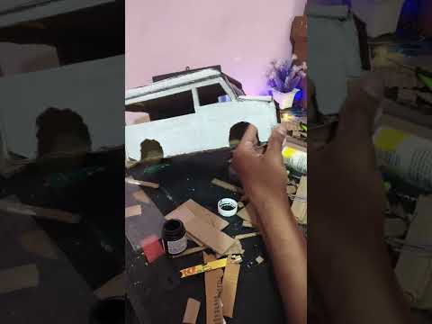 🔥 Handmade Traveller Bus 🚌 | Cardboard Model Making & Modification Work 🔴 LIVE