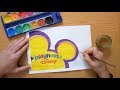 How to draw the Playhouse Disney logo